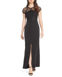 Harlyn Lace Cap Sleeve Gown