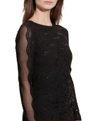 Lauren Ralph Lauren Sequin Lace Gown