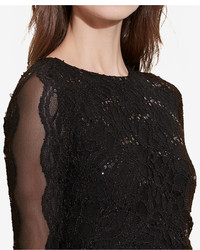 Lauren Ralph Lauren Sequined Lace Gown