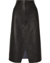 Dion Lee Leather Midi Skirt