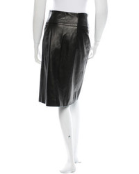 Celine Cline Leather Skirt