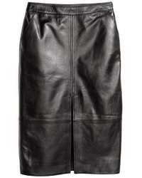 H&M Leather Pencil Skirt