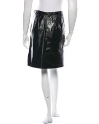 Ann Demeulemeester Leather Skirt