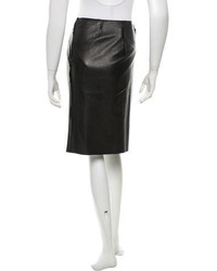 Dolce & Gabbana Studded Leather Skirt