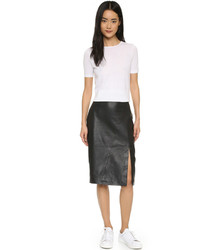 Ty Lr The Com Leather Skirt