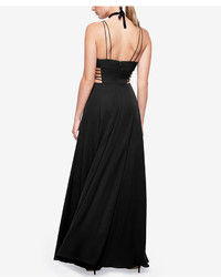 Fame And Partners Georgette High Slit Maxi Dress