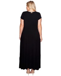 MICHAEL Michael Kors Michl Michl Kors Plus Size Cap Sleeve Slit Maxi Dress Dress