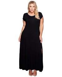 MICHAEL Michael Kors Michl Michl Kors Plus Size Cap Sleeve Slit Maxi Dress Dress