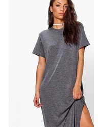 Boohoo Tall Delila Split Side T Shirt Maxi Dress