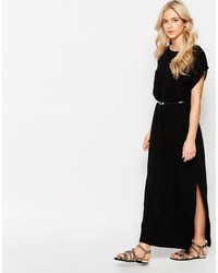 Oasis Thigh Split Belted Maxi Dress