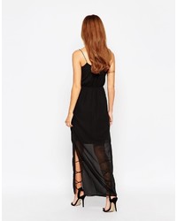 Vero Moda Petite Thigh High Split Maxi Dress