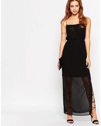 Vero Moda Petite Thigh High Split Maxi Dress