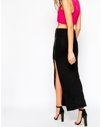 AX Paris Maxi Skirt With Zip Split
