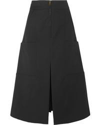 Chloé Stretch Cotton Midi Skirt