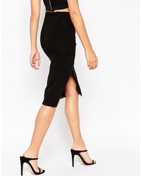 Asos Collection Pencil Skirt With Buckle Wrap