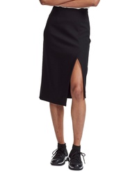 Maje Jiliane Asymmetrical Slit Pencil Skirt