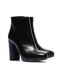 Kalda Black And Blue Toi 100 Ankle Boots