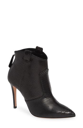 Veronica Beard Loretta Snake Embossed Bootie, $595 | Nordstrom | Lookastic