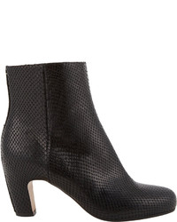 Maison Margiela Snake Stamped Ankle Boots