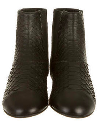 Chanel Python Ankle Boots W Tags