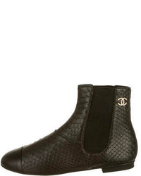 Chanel Python Ankle Boots W Tags