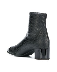 Giuseppe Zanotti Design Snake Embossed Ankle Boots