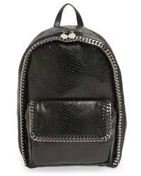 Stella McCartney Falabella Snake Embossed Faux Leather Backpack
