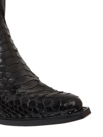 Sonora 40mm Python Leather Cowboy Boots, $917 | LUISAVIAROMA | Lookastic