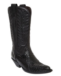 Sonora 40mm Python Leather Cowboy Boots
