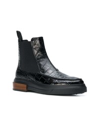 Tod's Croc Effect Boots