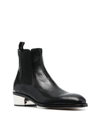 Alexander McQueen Square Toe Ankle Boots
