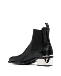 Alexander McQueen Square Toe Ankle Boots