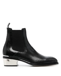Alexander McQueen Square Toe Ankle Boots