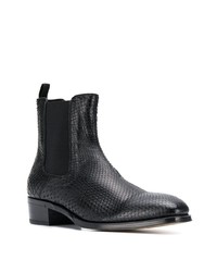 Alexander McQueen Textured Ankle Boots