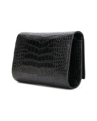 Giuseppe Zanotti Design Crocodile Style Clutch Bag