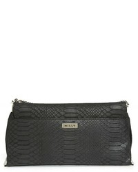 Milly Snake Embossed Clutch