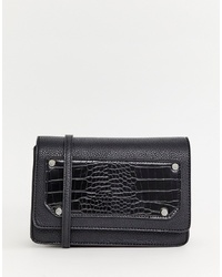 Pieces Kimberley Cross Body With Faux Croc Skin