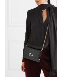 Dolce & Gabbana Lizard Effect Leather Shoulder Bag