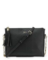 GiGi New York Personalized Hailey Embossed Python Leather Crossbody Bag