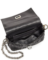 Proenza Schouler Tiny Ps Courier Python Leather Crossbody Bag