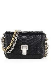 Proenza Schouler Tiny Ps Courier Python Leather Crossbody Bag