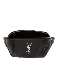 Saint Laurent Black Snake Classic Monogramme Belt Bag
