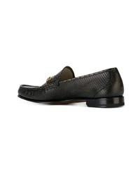 Tom Ford Snakeskin Effect Loafers