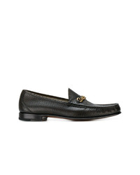 Tom Ford Snakeskin Effect Loafers