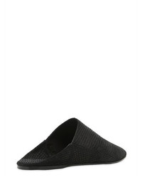 The Kooples Snakeskin Effect Leather Loafers