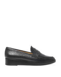 Toga Pulla Embossed Leather Loafers