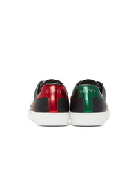 Gucci Black Snake New Ace Sneakers