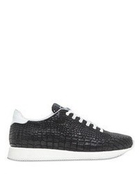 Kris Van Assche Croc Embossed Leather Sneakers