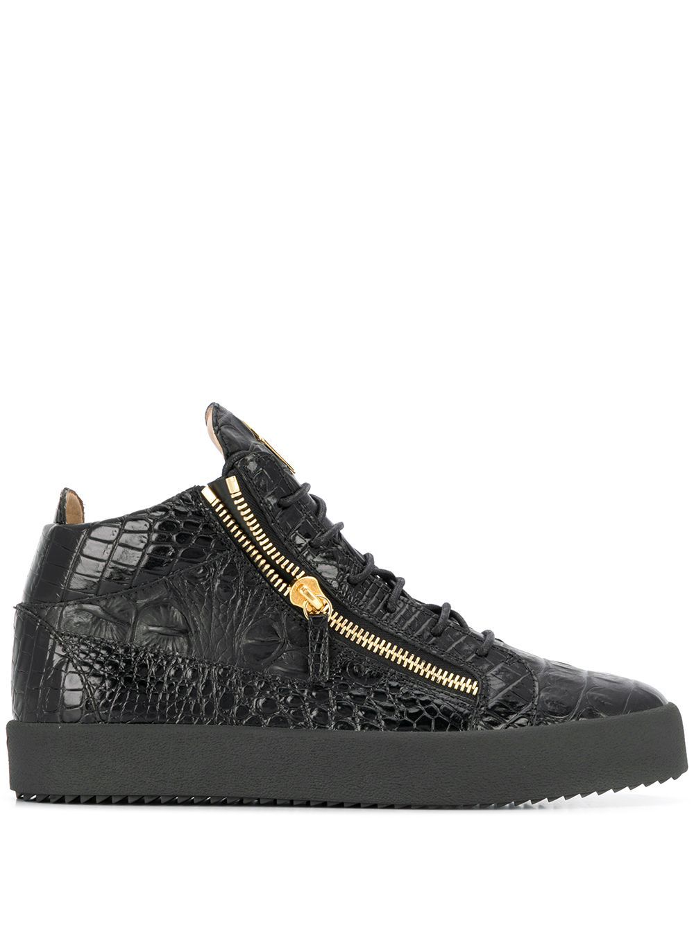 Giuseppe Zanotti Kriss Embossed Sneakers, $477 | farfetch.com | Lookastic