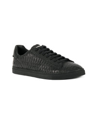 DSQUARED2 Snakeskin Effect Embossed Sneakers
